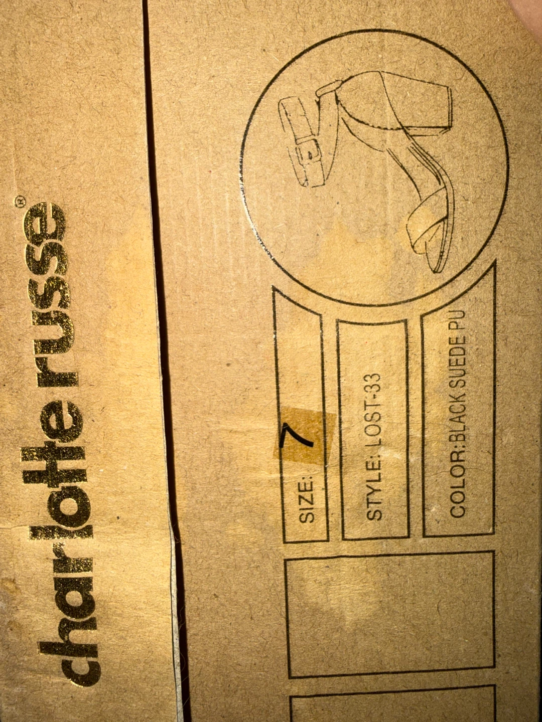 Charlotte Russe Nude Suede Heels - Size 7 - photo 3