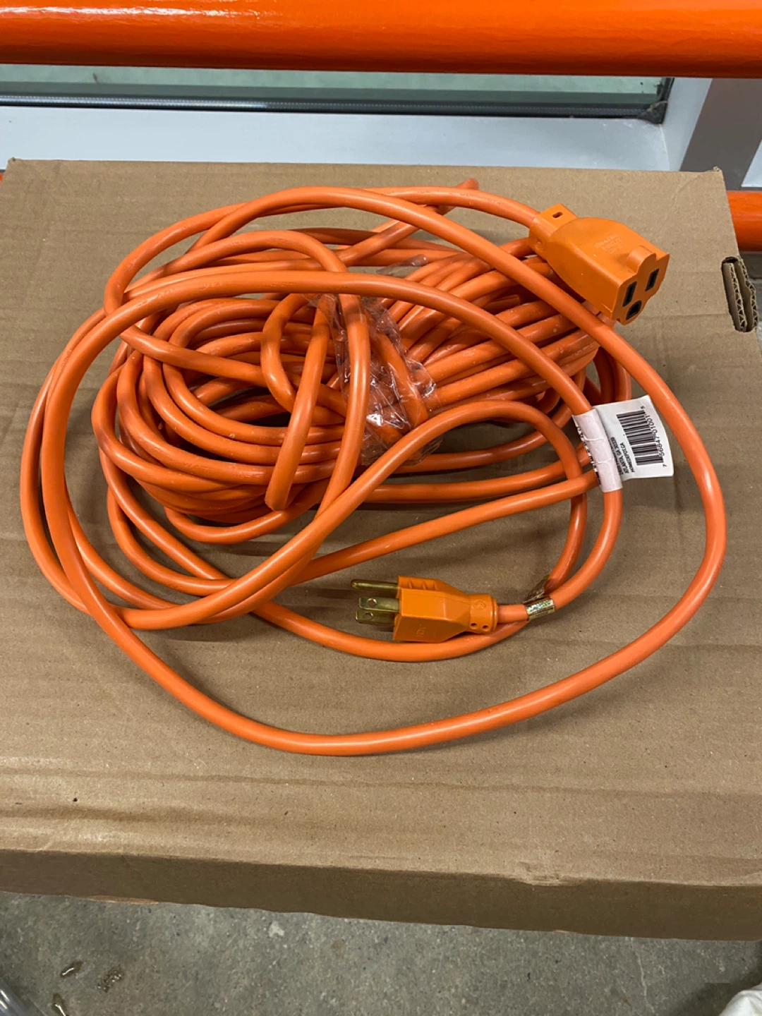 HDX 50 ft Indoor/Outdoor Extension Cord - Orange