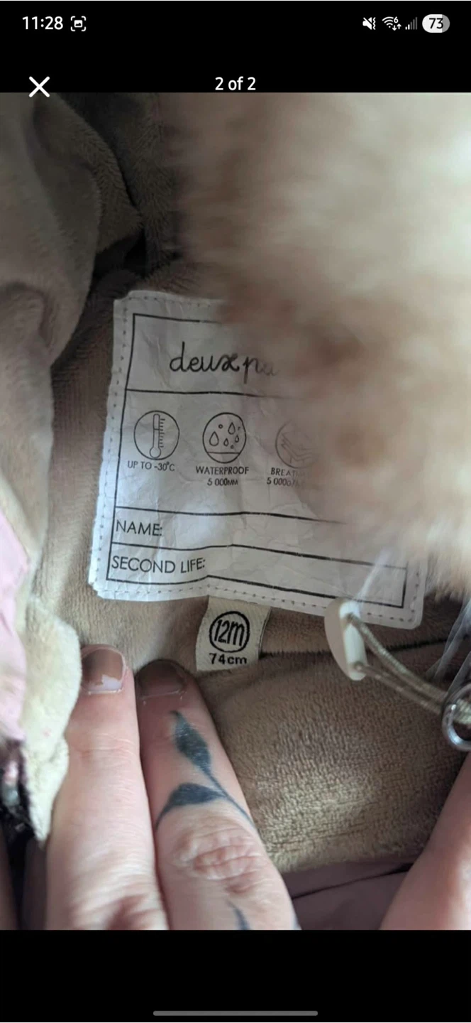 Deux par Deux Snowsuit - 12 months - photo 2