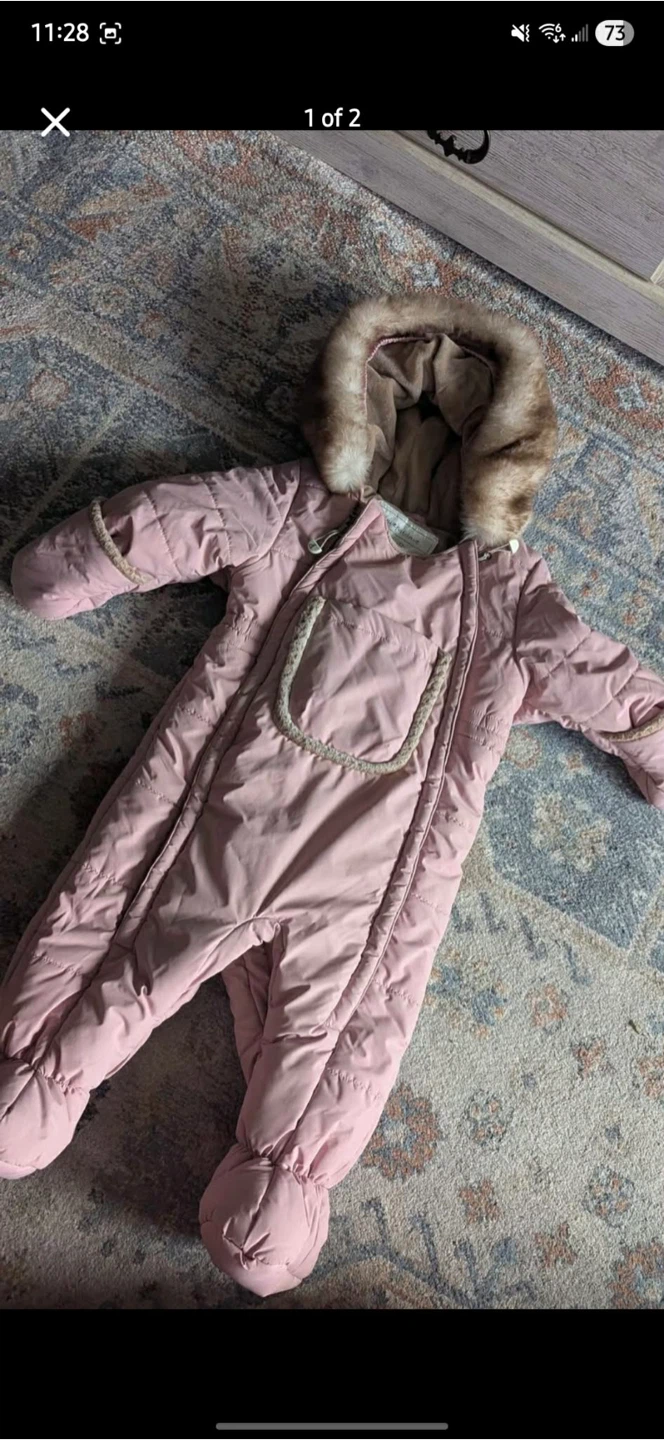 Deux par Deux Snowsuit - 12 months