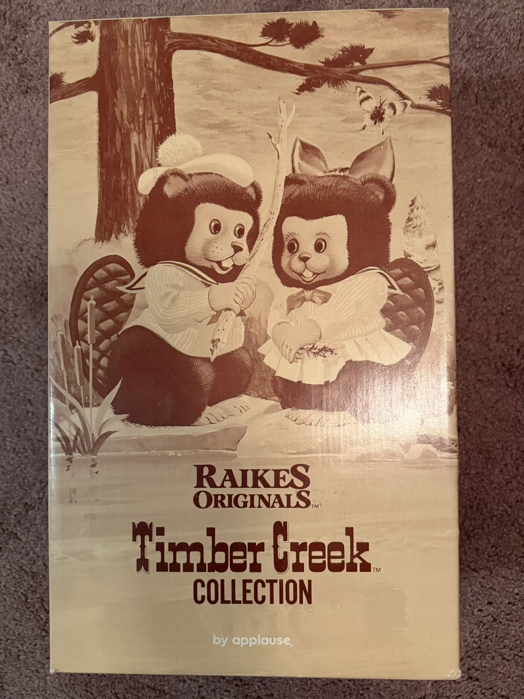 Raikes Originals 1988 Timber Creek Collection Beaver Plush Toy - photo 4