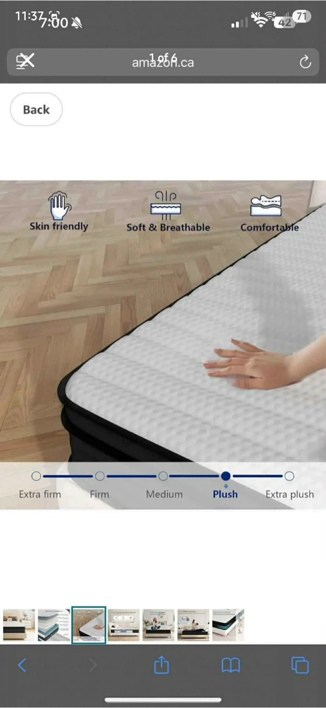 Crayan Plush Feeling Hybrid Mattress - photo 2