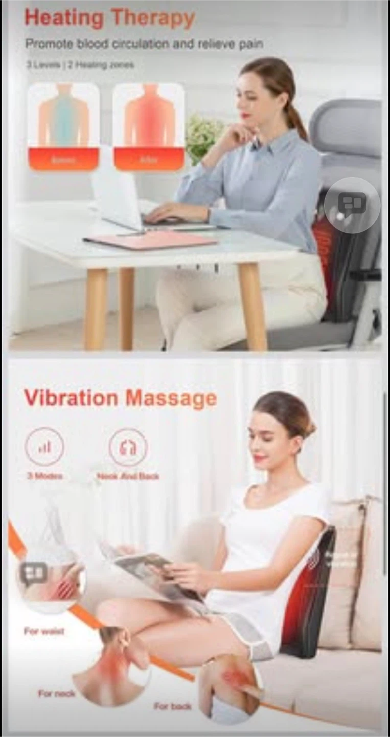 Shiatsu Massage Pillow with Heat - photo 3