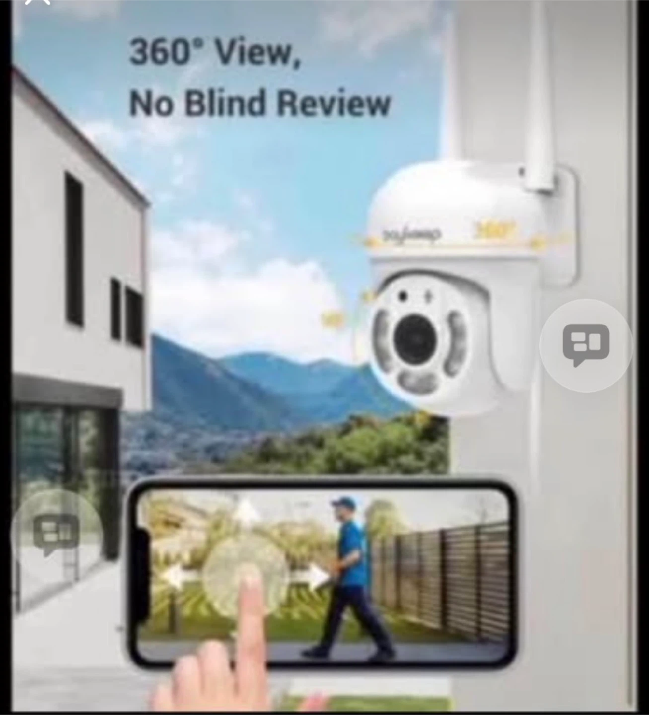 Smart Motion Tracking Security Camera 2K FHD