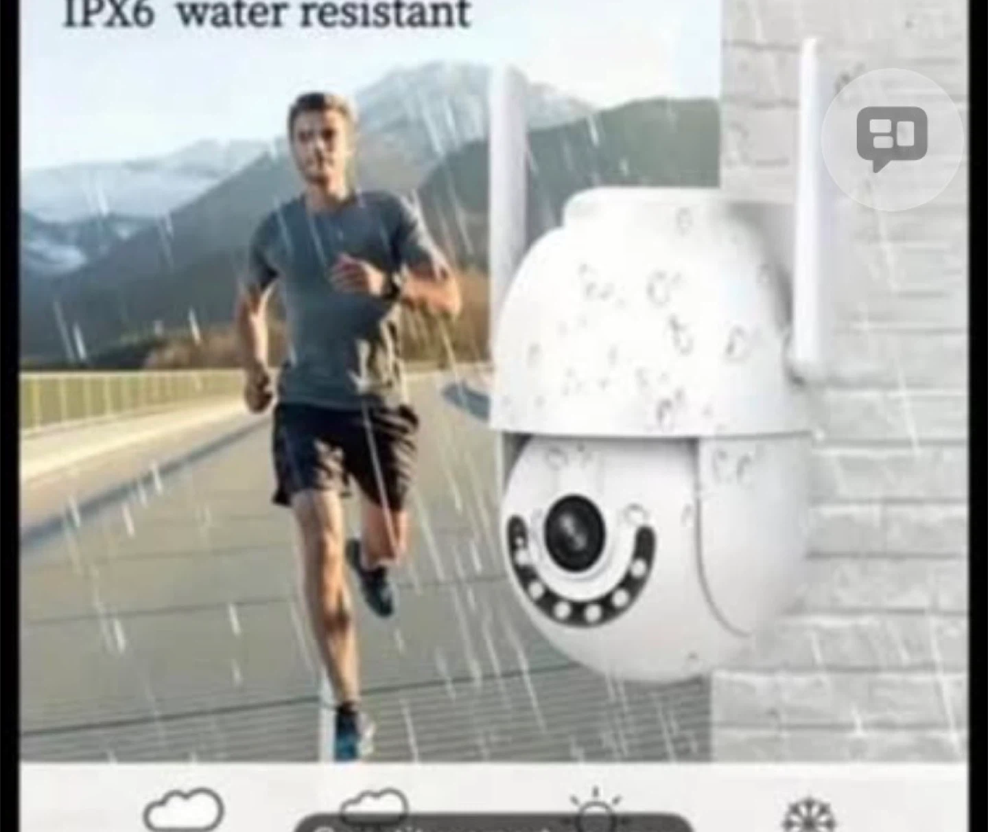 Outdoor Water-Resistant WiFi Camera - photo 4