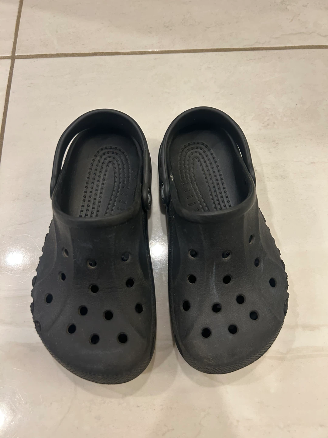 Black Crocs Clogs Size 2