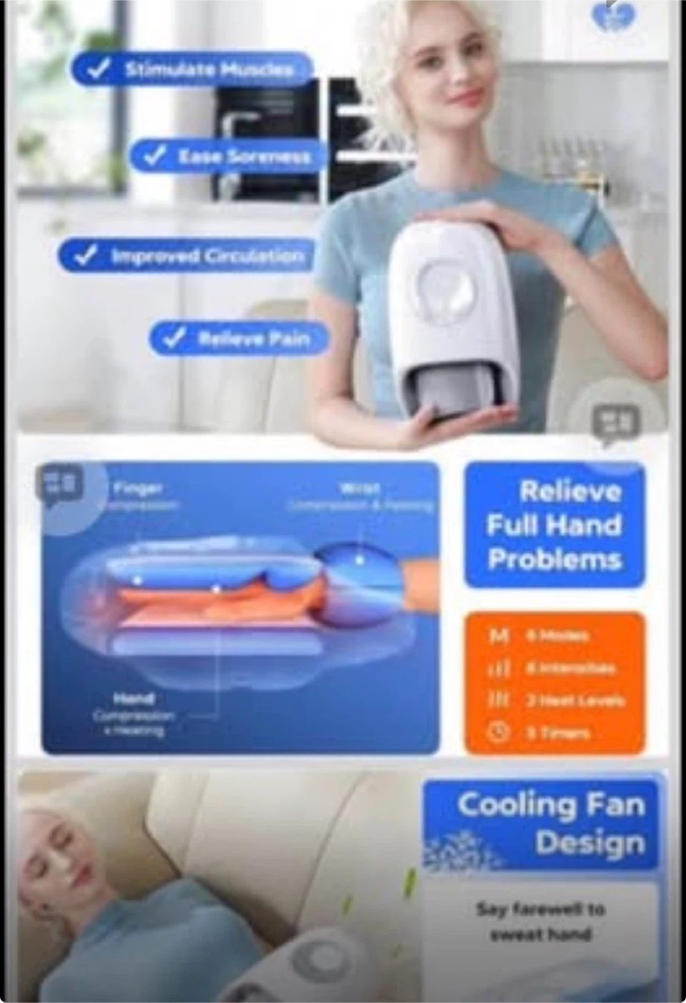 EASEZEN Hand Massager - photo 2