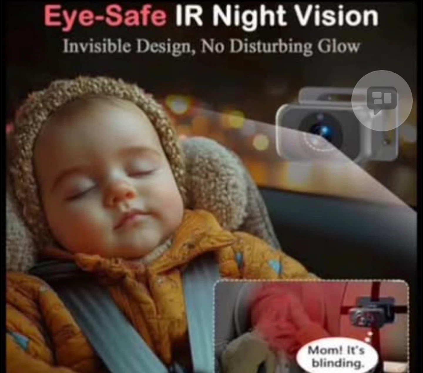 Car Baby Monitor with 6.9" HD Screen - photo 4