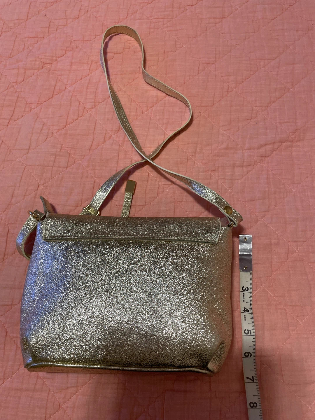 Gold Glitter Shoulder Bag - photo 2