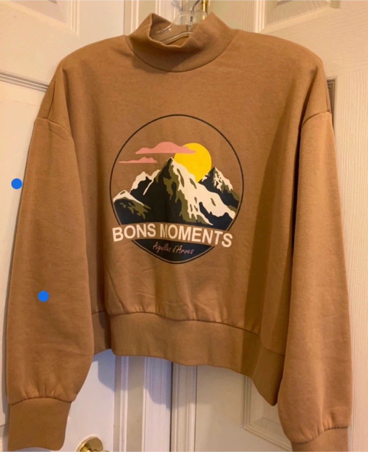Brown Mock Neck NEW