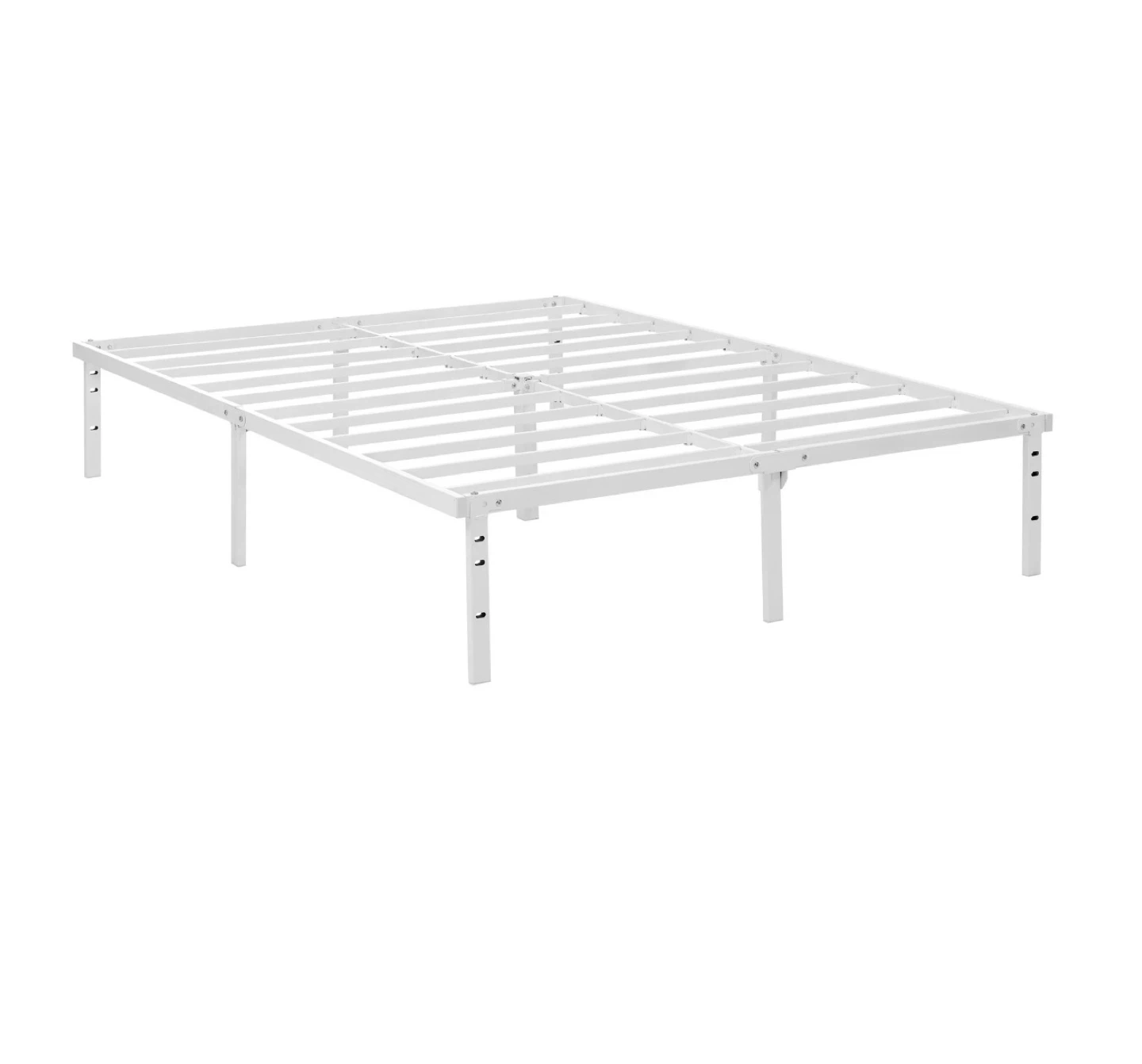 White Metal Bed Frame - photo 2