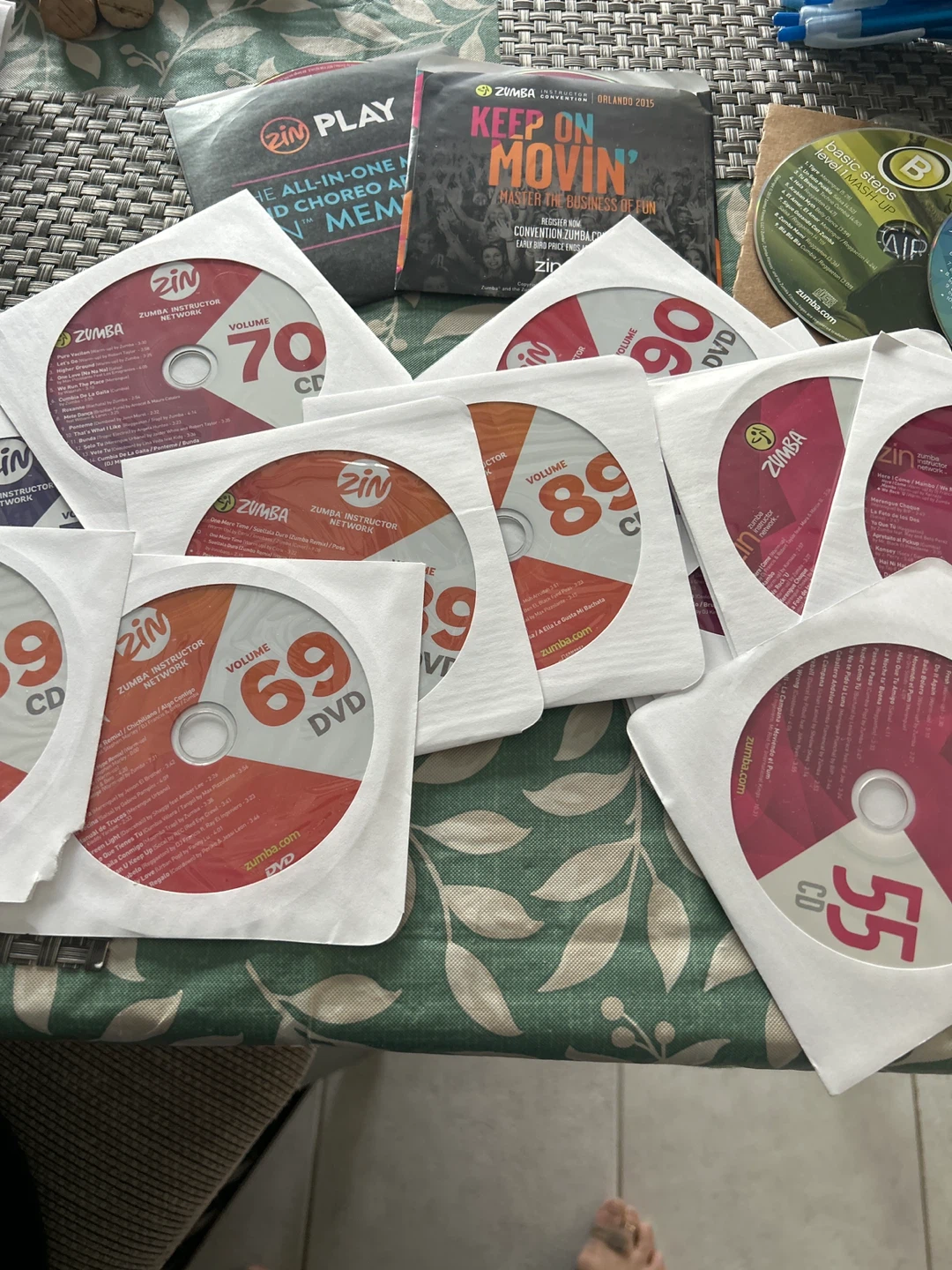 Zumba Instructor Network (ZIN) Volumes CD/DVD Set