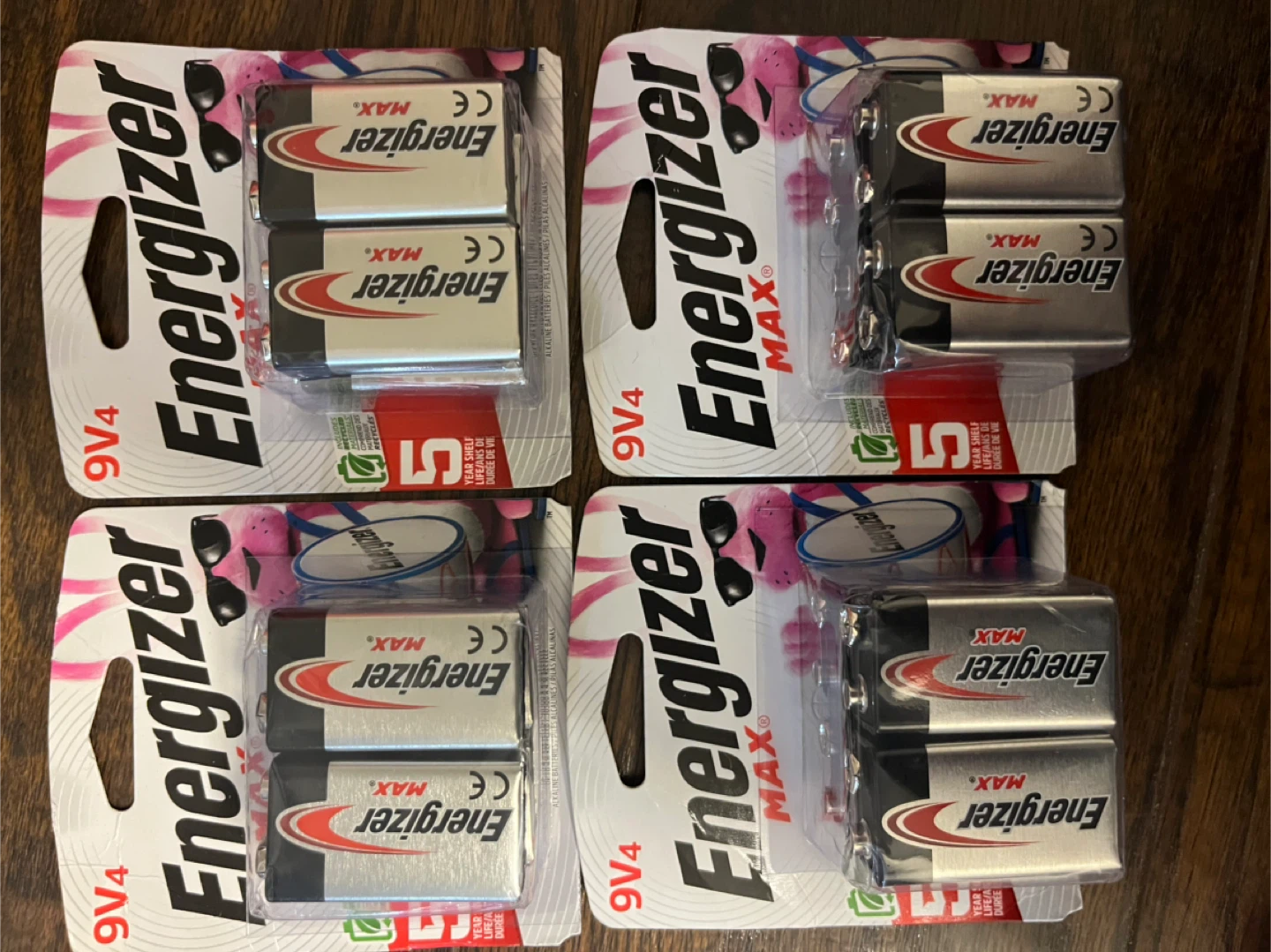 Batteries all original and all new