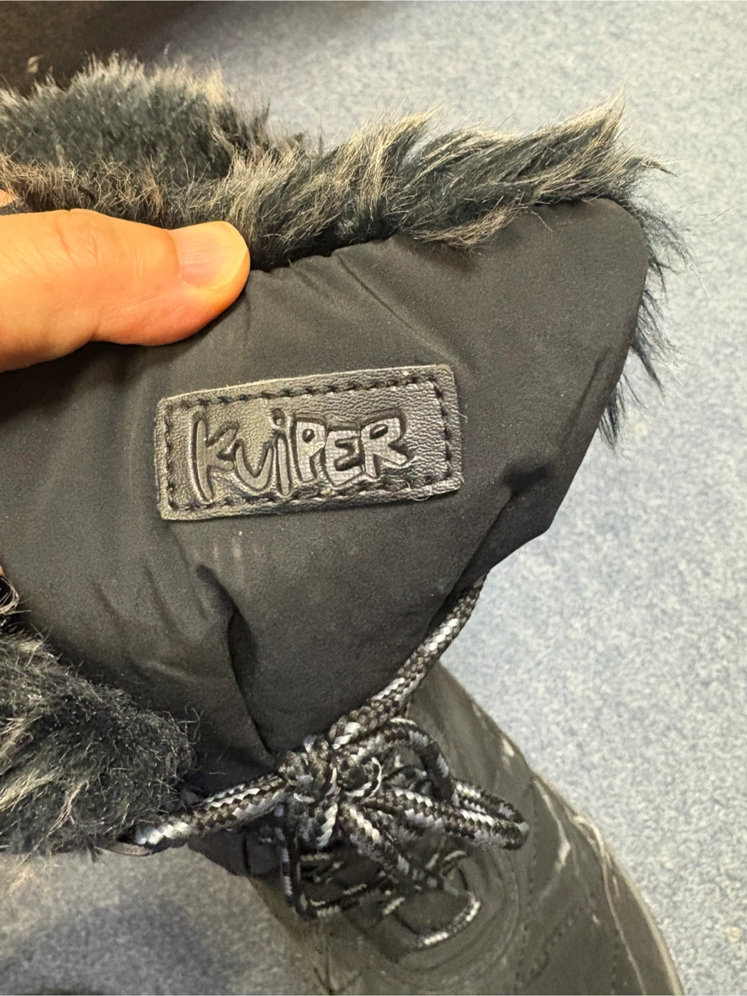 Kuiper Black Winter Boots with Fur Trim - photo 2