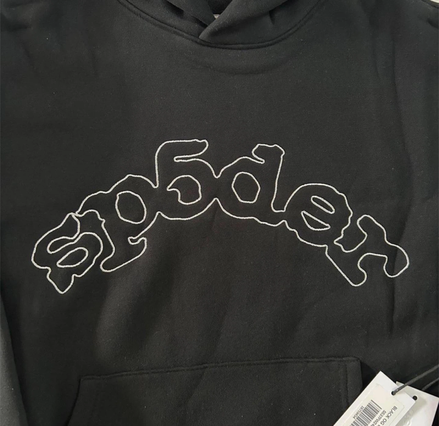 Sp5der Black OG Logo Hoodie – All Sizes - photo 2