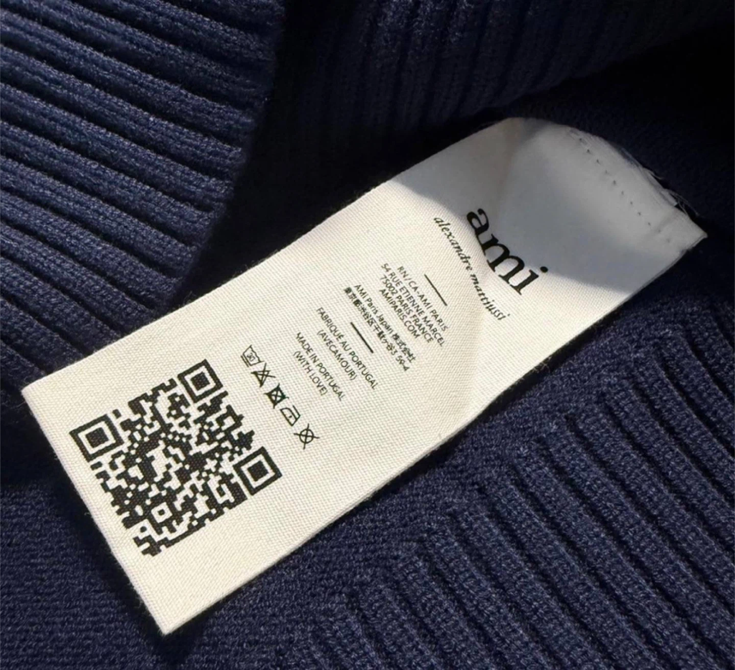 Ami Paris Navy Blue/White Sweater – All Sizes - photo 4