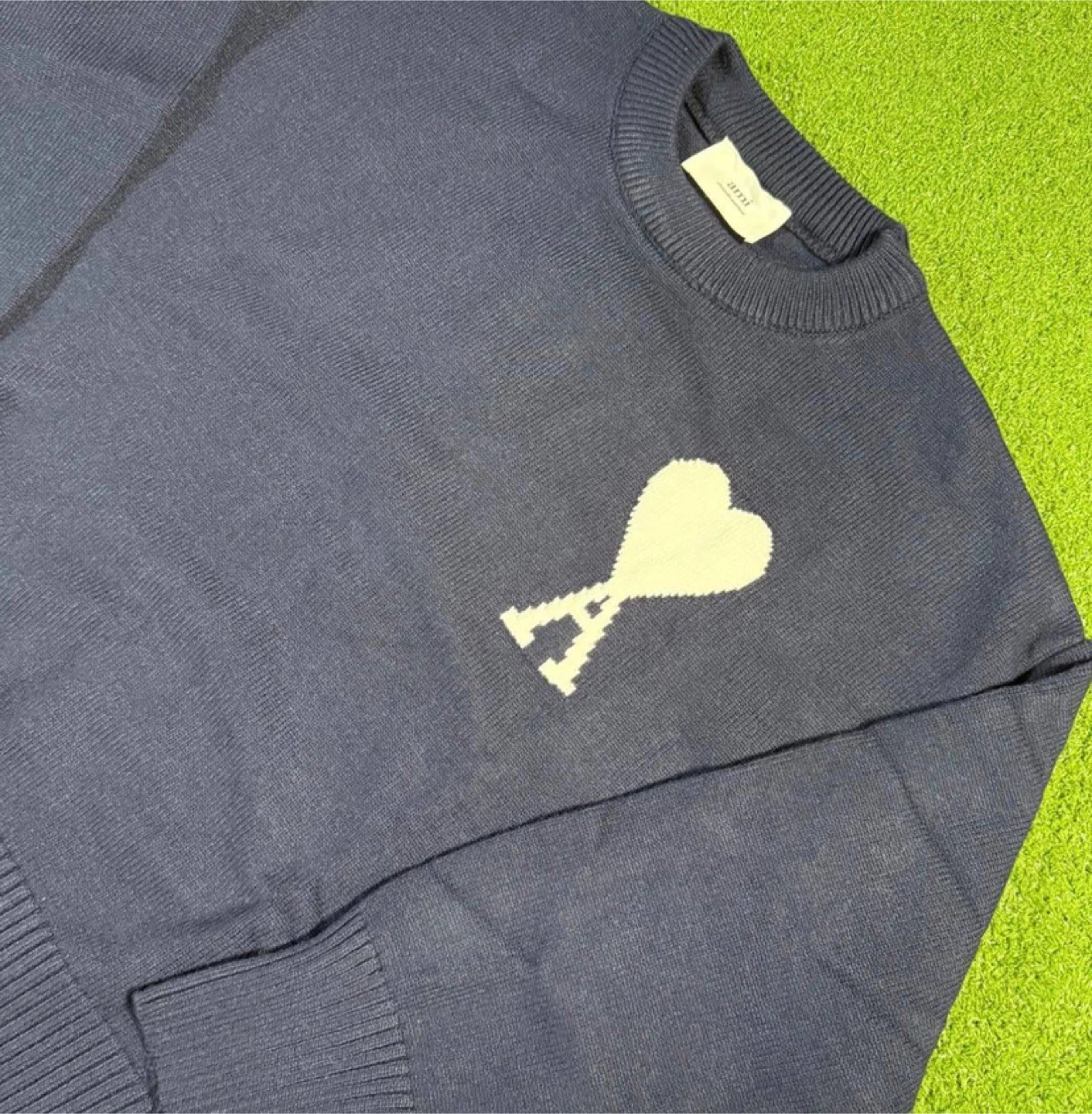 Ami Paris Navy Blue/White Sweater – All Sizes - photo 2