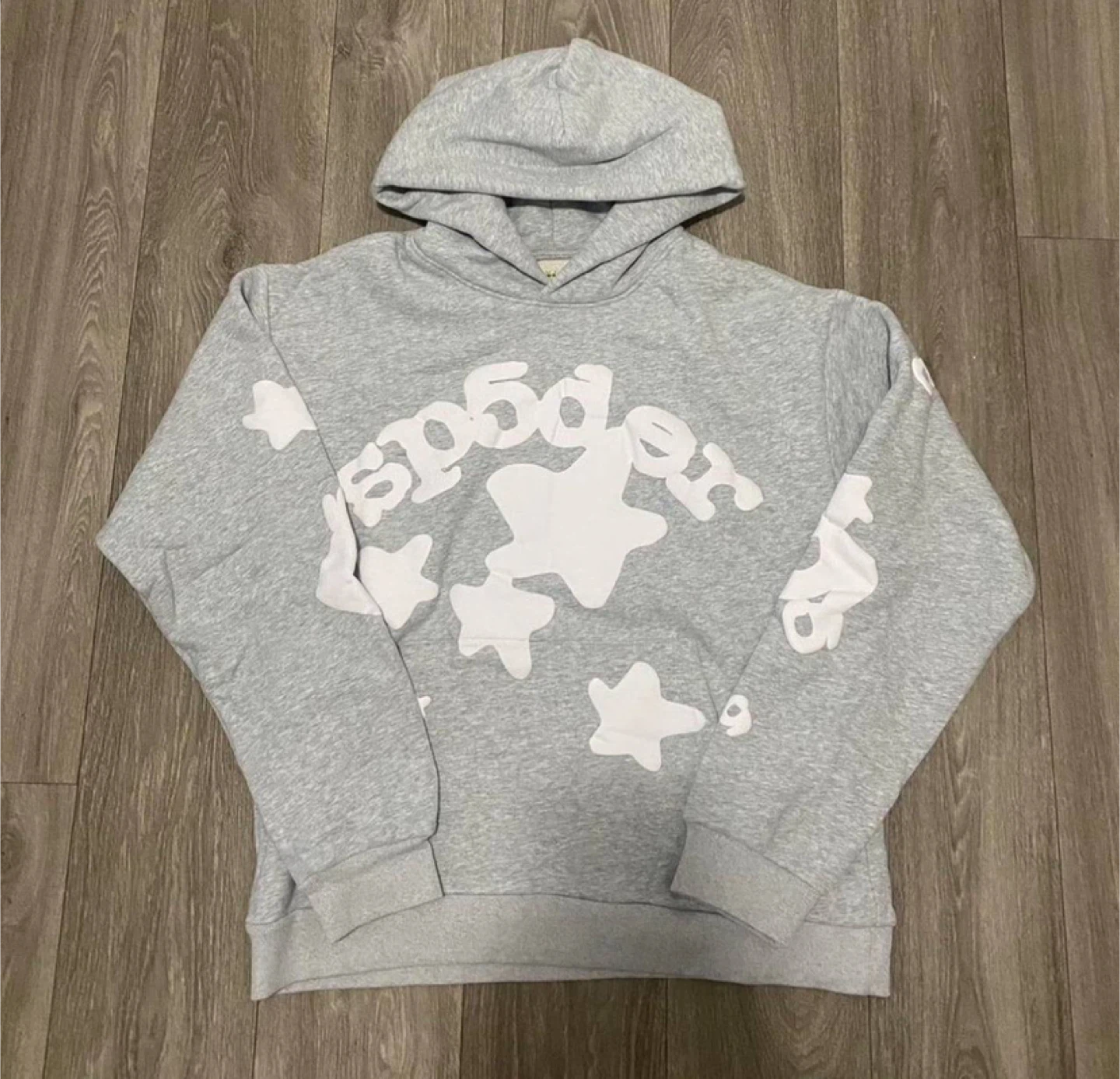 Sp5der Grey Beluga Hoodie – All Sizes