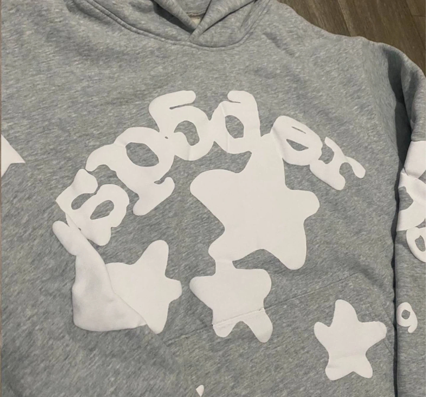 Sp5der Grey Beluga Hoodie – All Sizes - photo 2