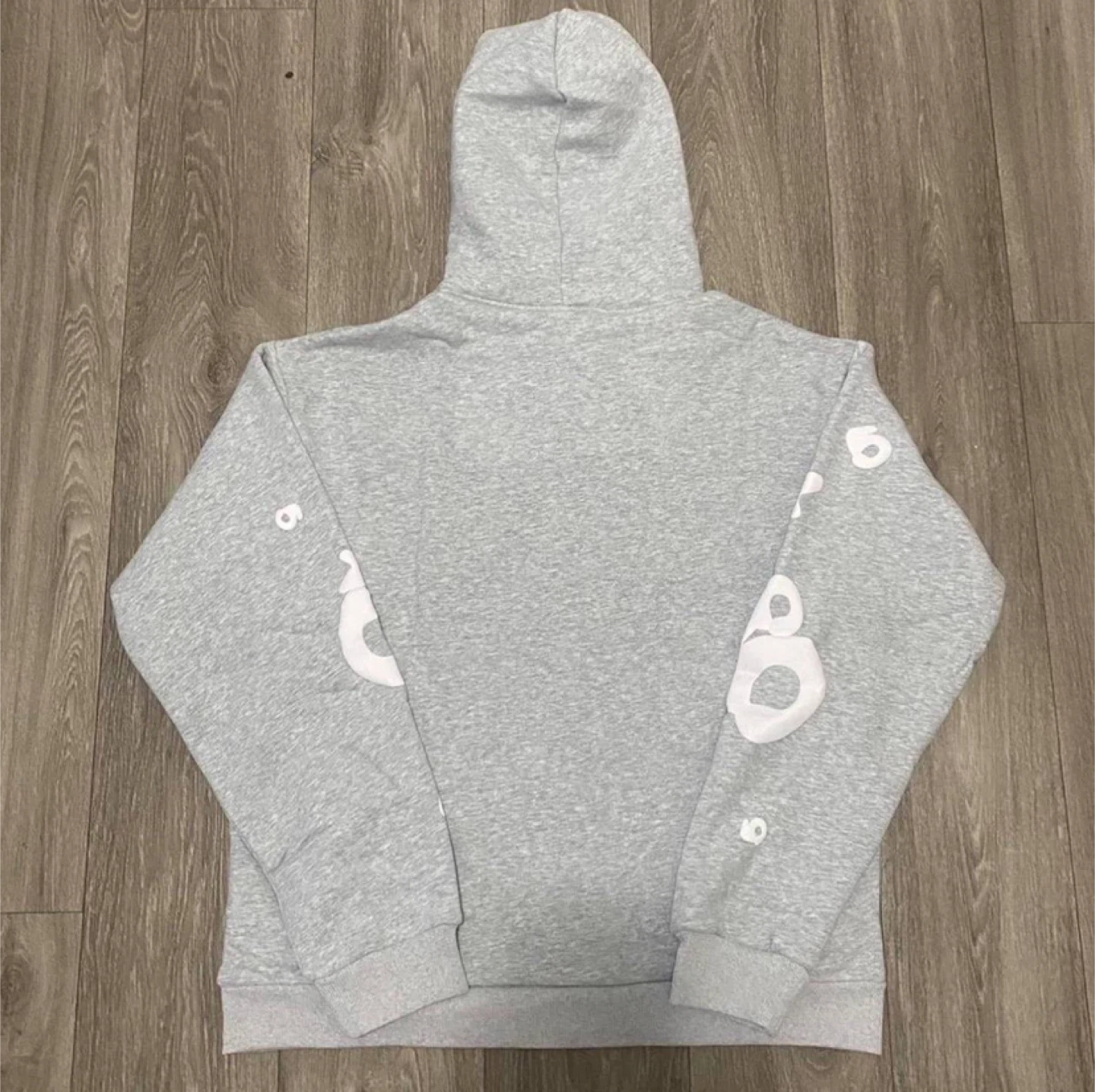 Sp5der Grey Beluga Hoodie – All Sizes - photo 3
