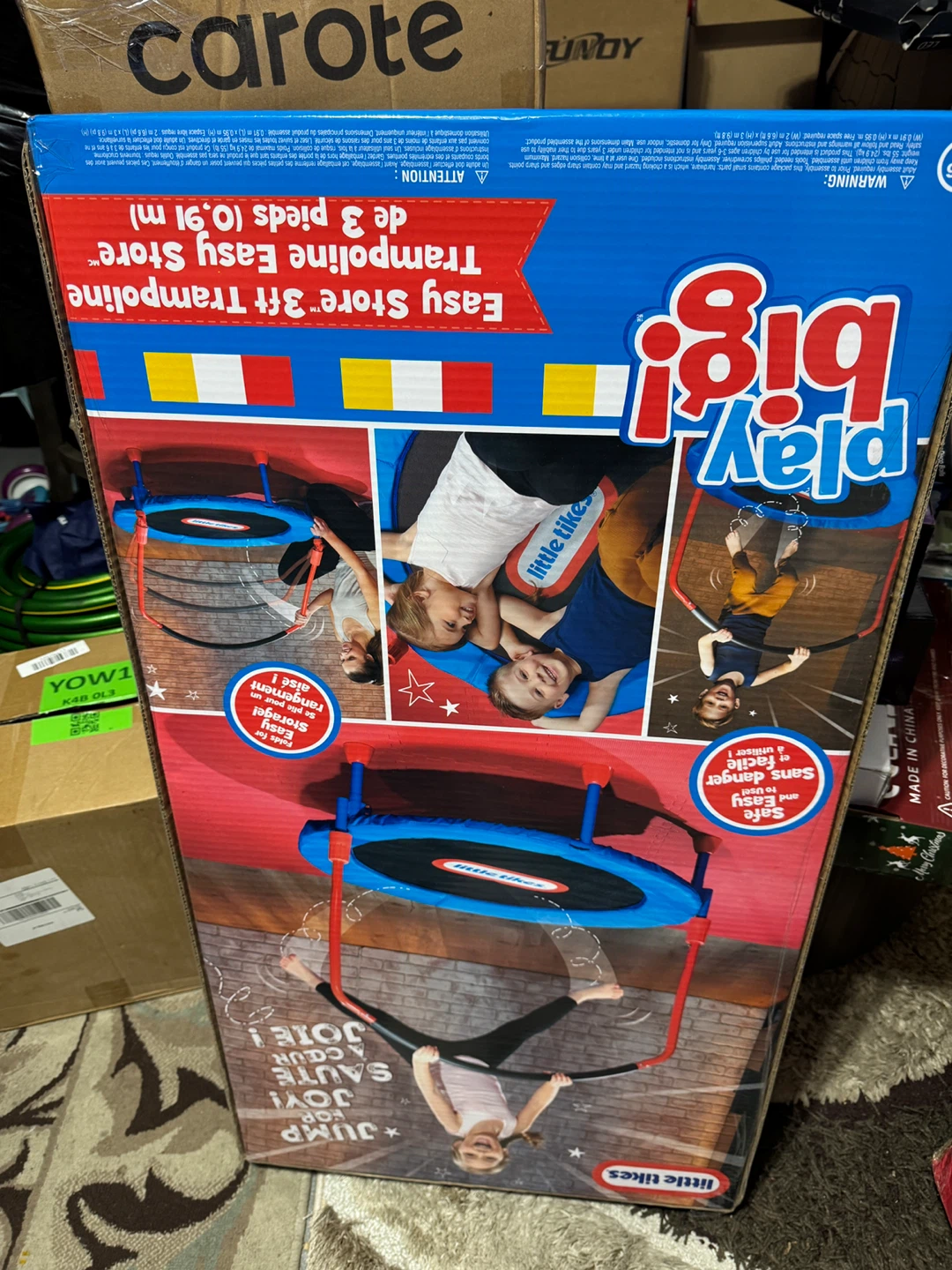 Little Tikes Easy Store 3ft Trampoline
