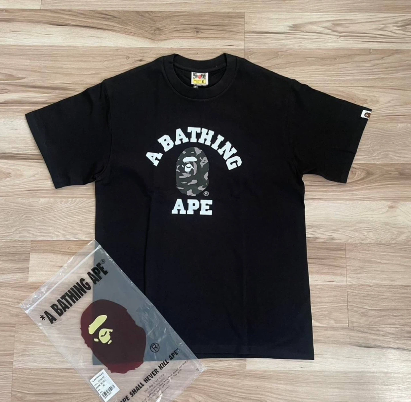 Bape Camo Ape Head Black T-Shirt – All Sizes