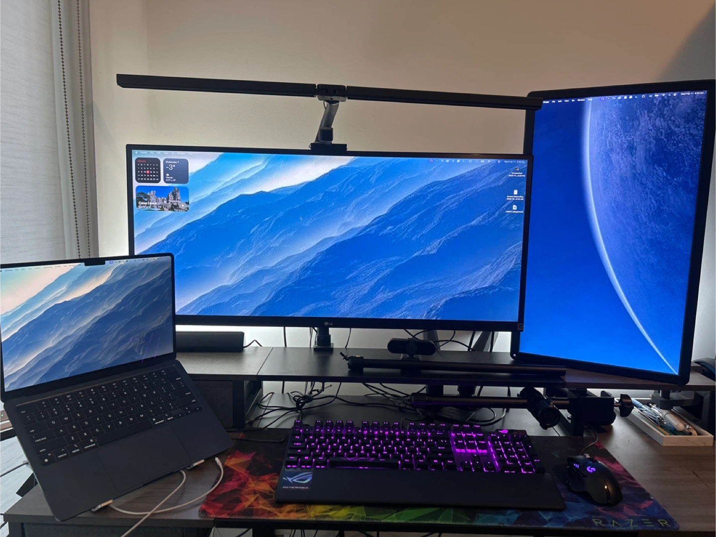 34’ + 27’ monitors with stand - photo 2