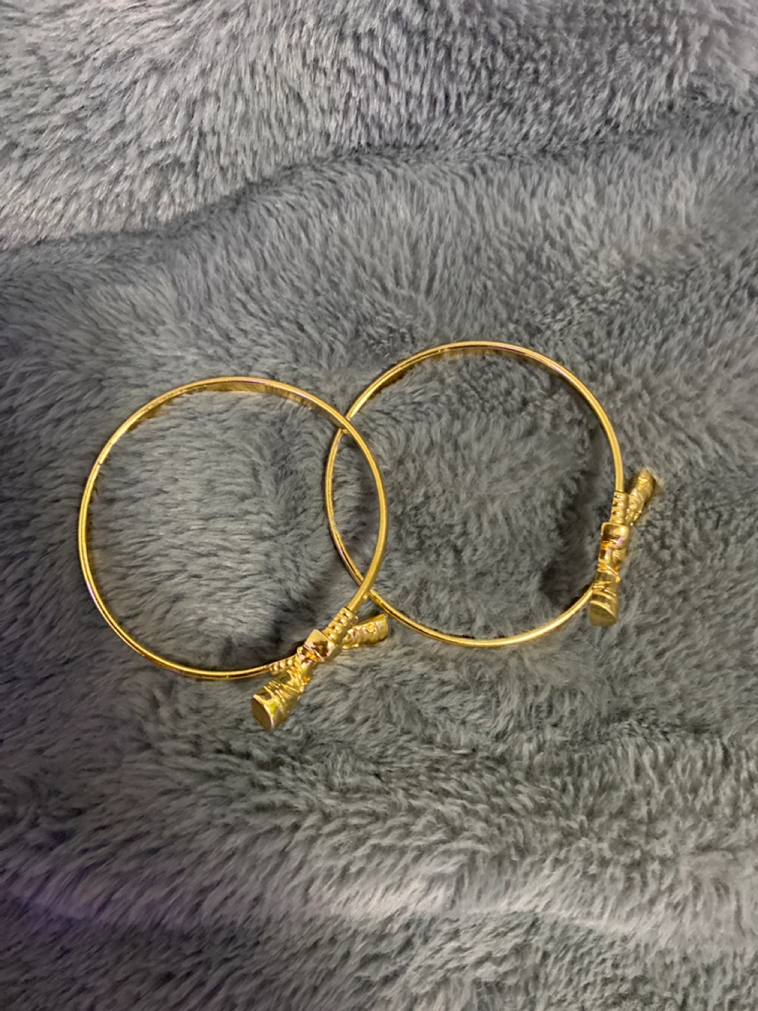 Gold Tone Nefertiti Cuffs Set 🏆 - photo 2