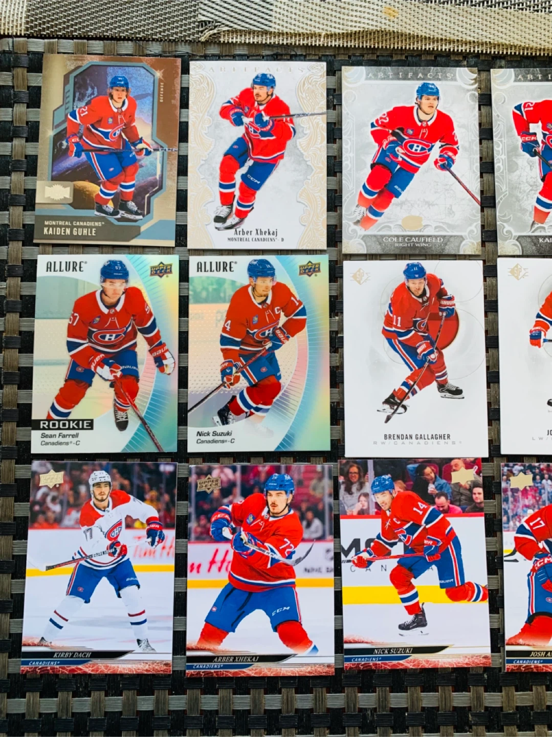 17 MTL Canadiens Mix Brand Trading Hockey Cards - photo 2