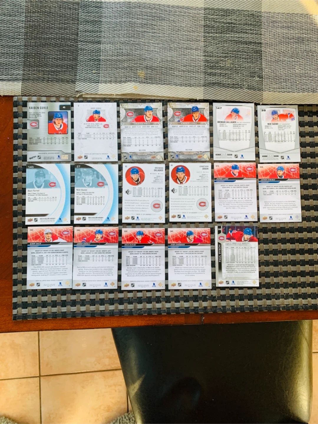 17 MTL Canadiens Mix Brand Trading Hockey Cards - photo 4