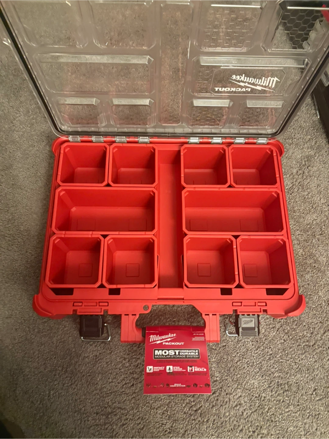 Milwaukee PACKOUT Modular Storage System Small Parts Organizer
