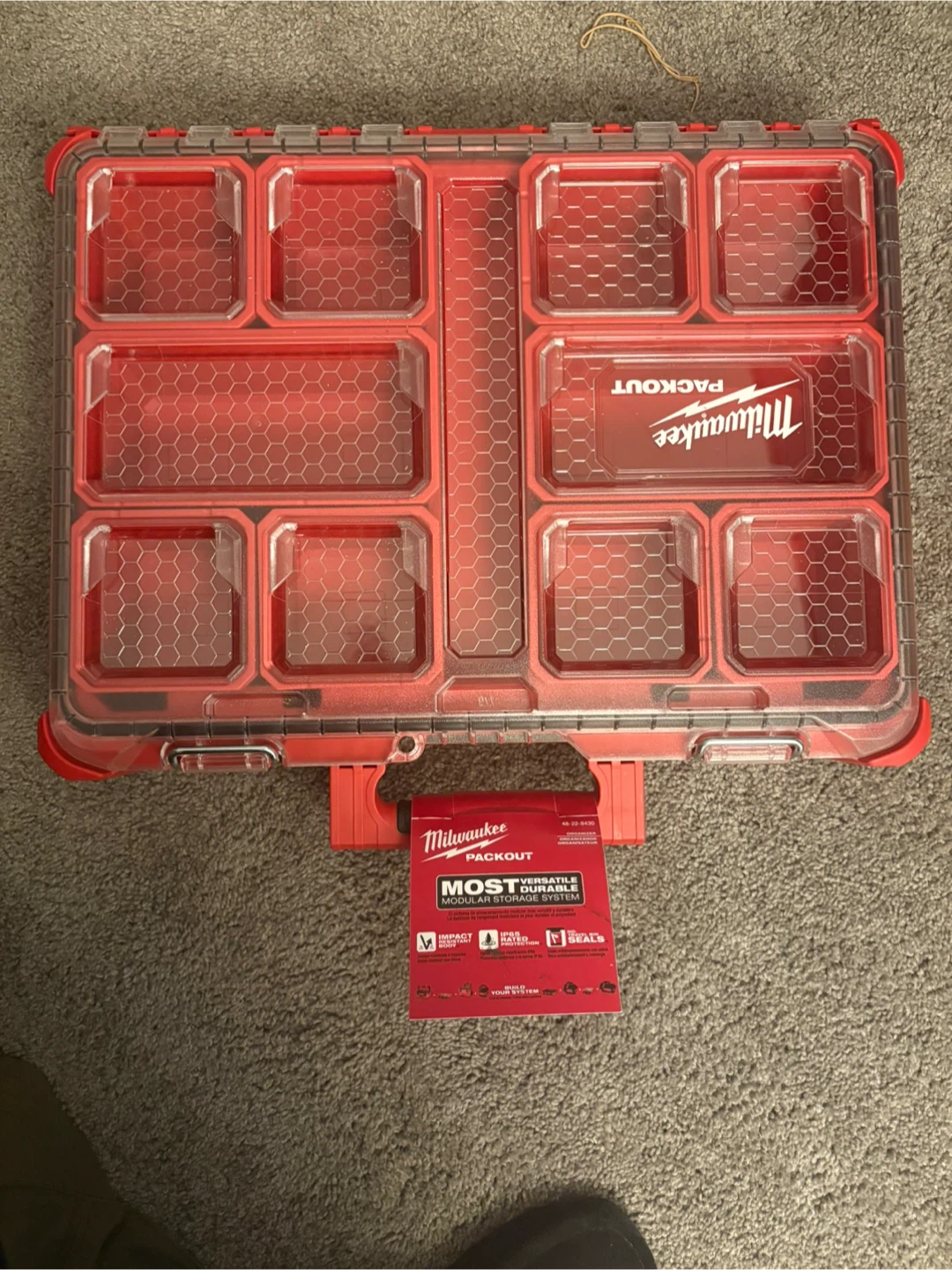 Milwaukee PACKOUT Modular Storage System Small Parts Organizer - photo 2
