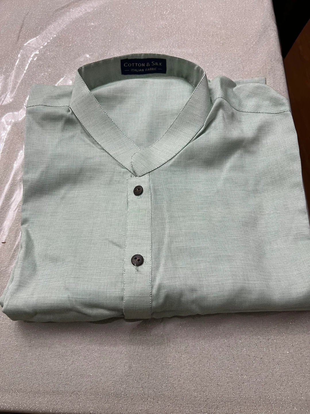 Cotton & Silk Italian Fabric Men's Shirt