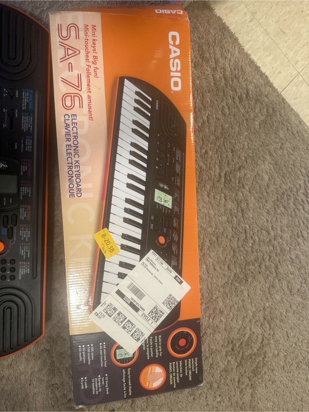 Casio SA-76 Electronic Keyboard - photo 2