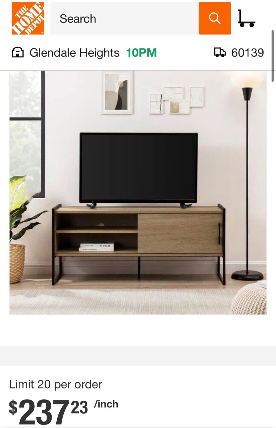 New Modern Minimalist TV Stand with Storage 🏆 - photo 2