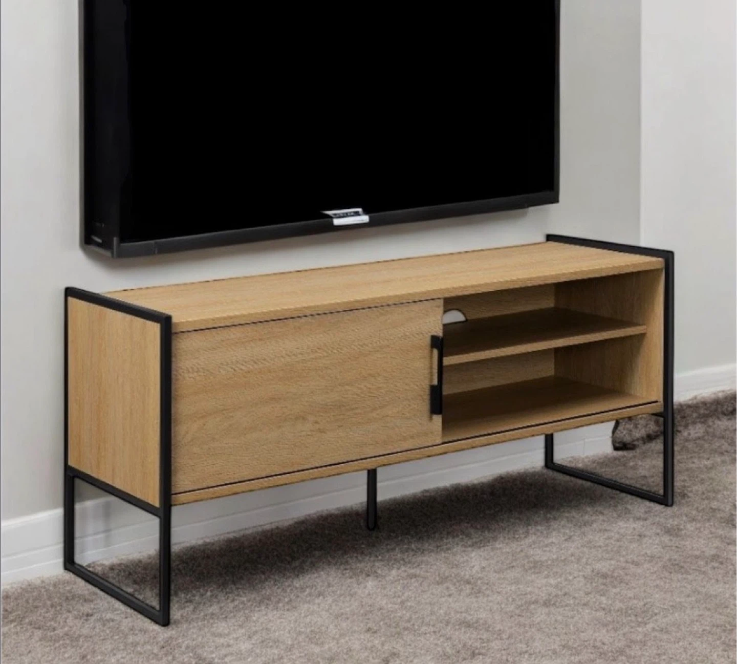 New Modern Minimalist TV Stand with Storage 🏆