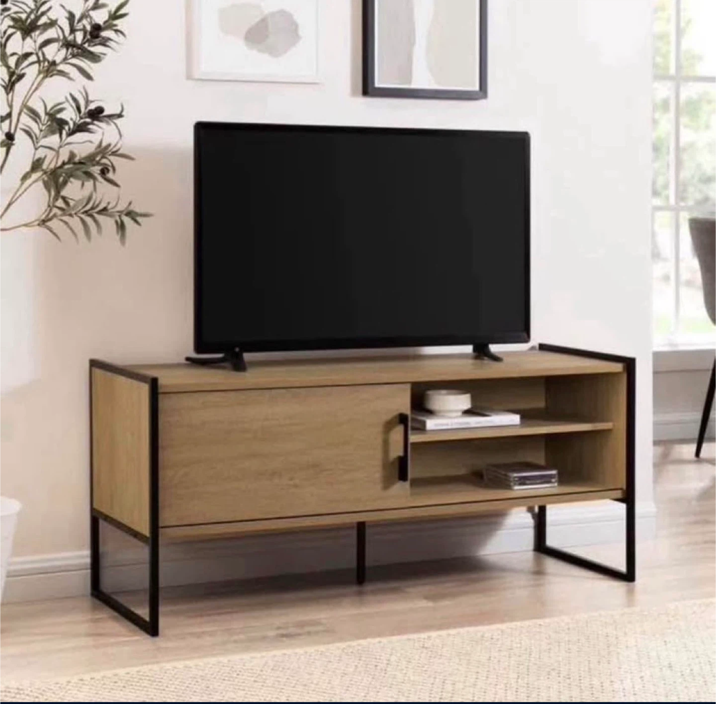 New Modern Minimalist TV Stand with Storage 🏆 - photo 3