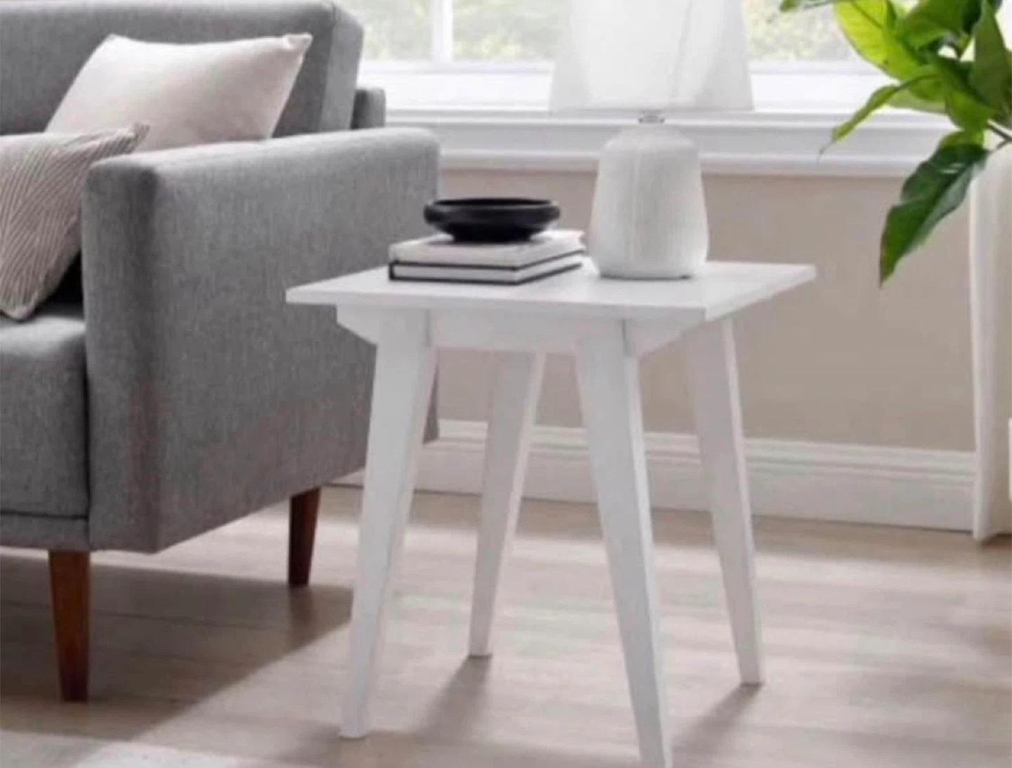 New 3 Piece White Solid Wood Coffee & Side Tables Set 🏆 - photo 2