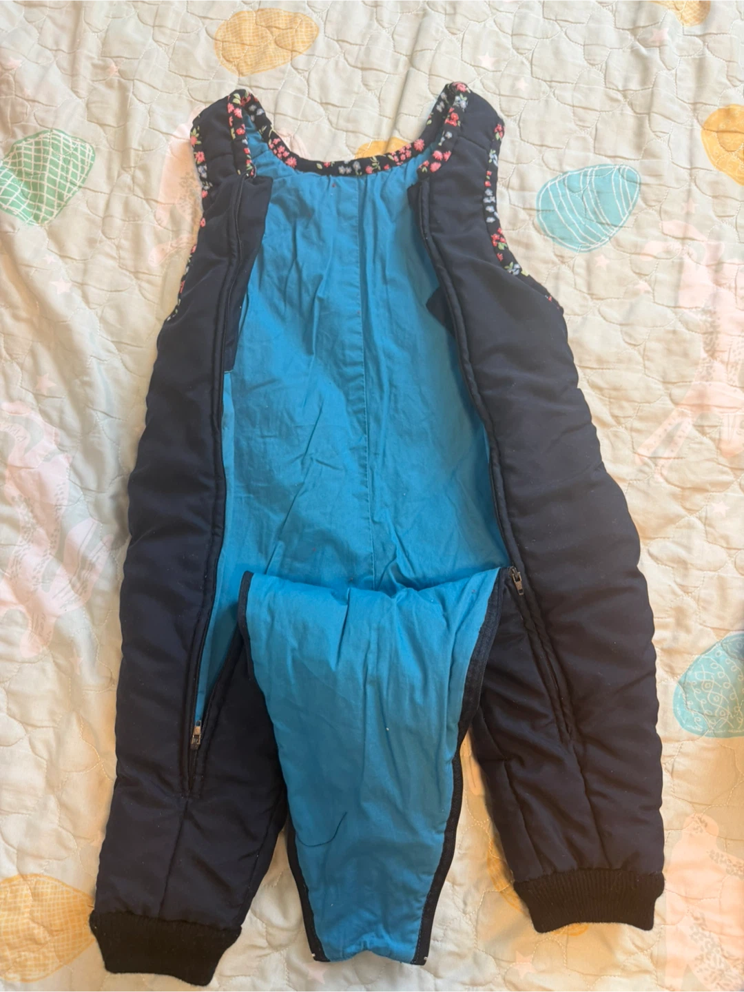Girls Puffer Snowsuit Jumpsuit for Kids - photo 2