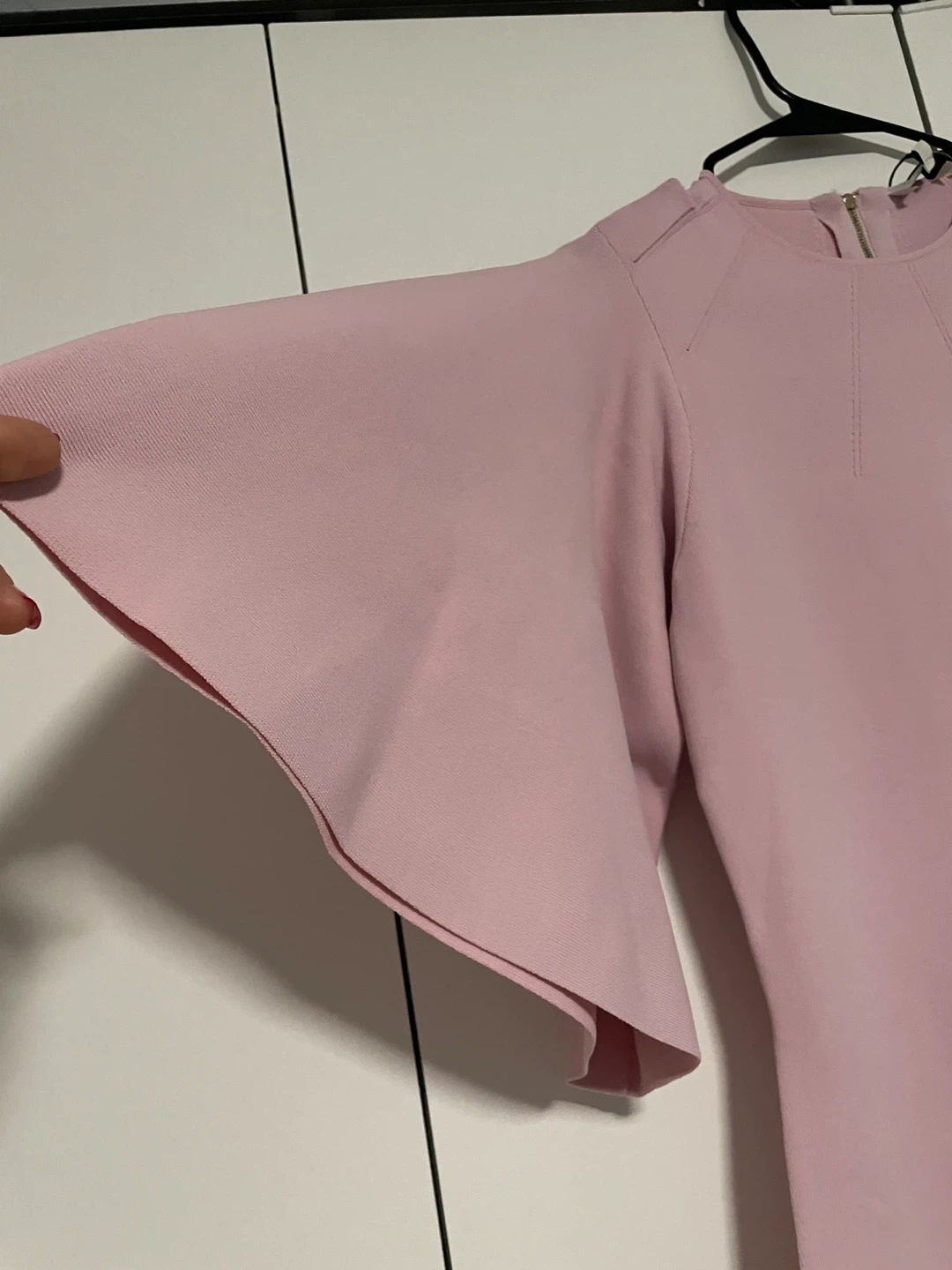 Ted Baker London Pink Flutter Sleeve Midi Dress - photo 2