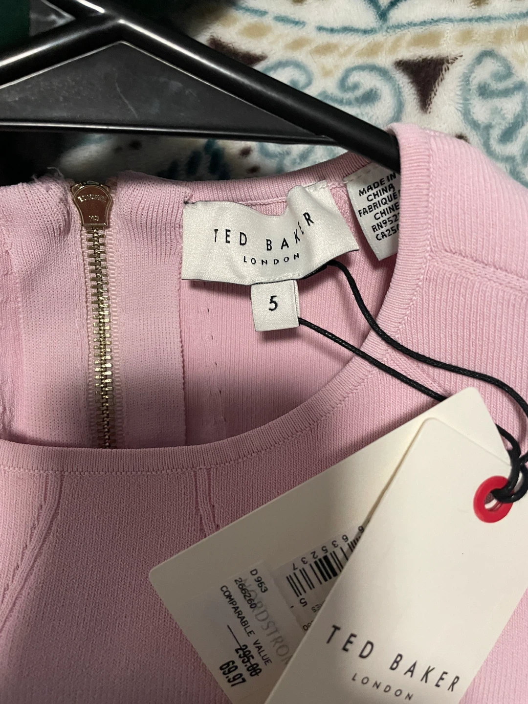 Ted Baker London Pink Flutter Sleeve Midi Dress - photo 3