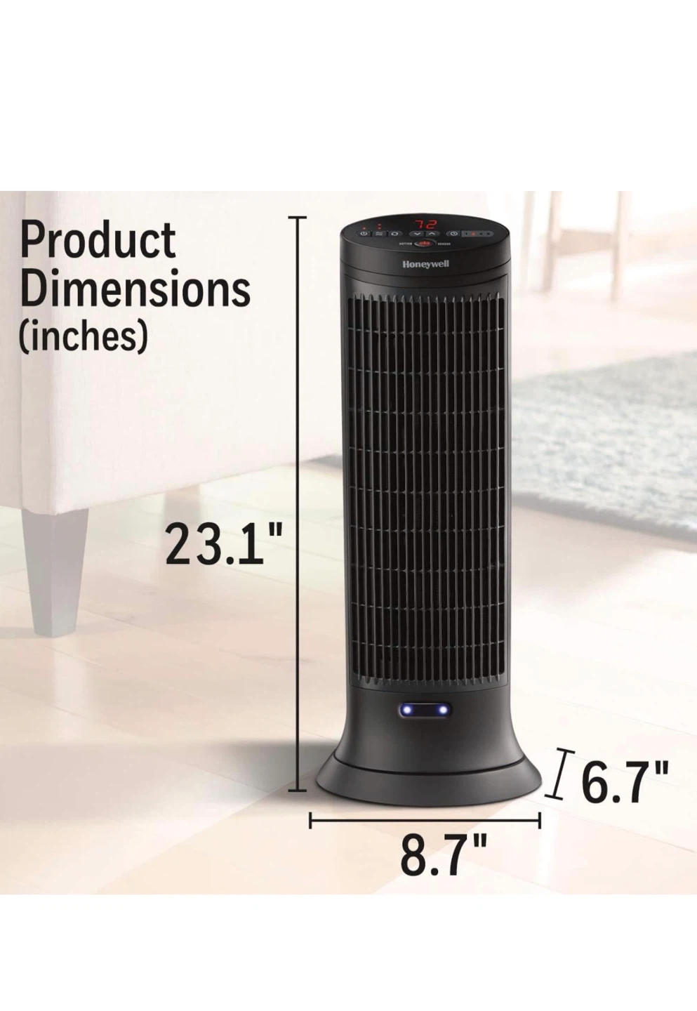 Honeywell Tower Heater with Remote - photo 2