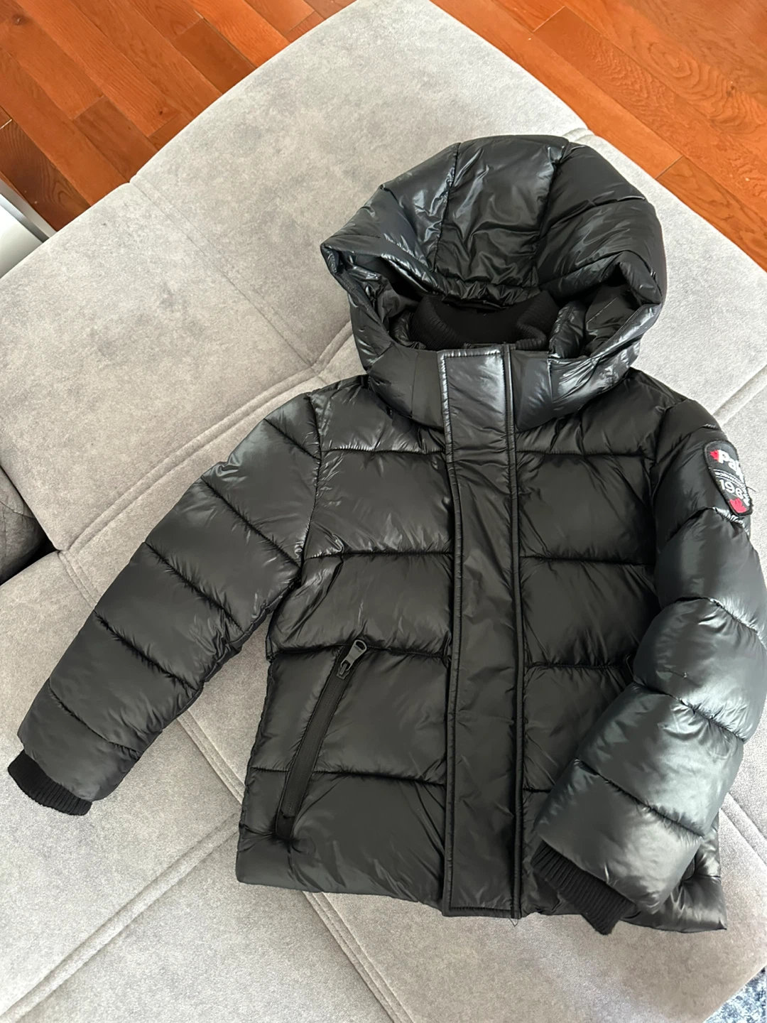 Pajar Canada Kids Puffer Jacket - Black, Size 6