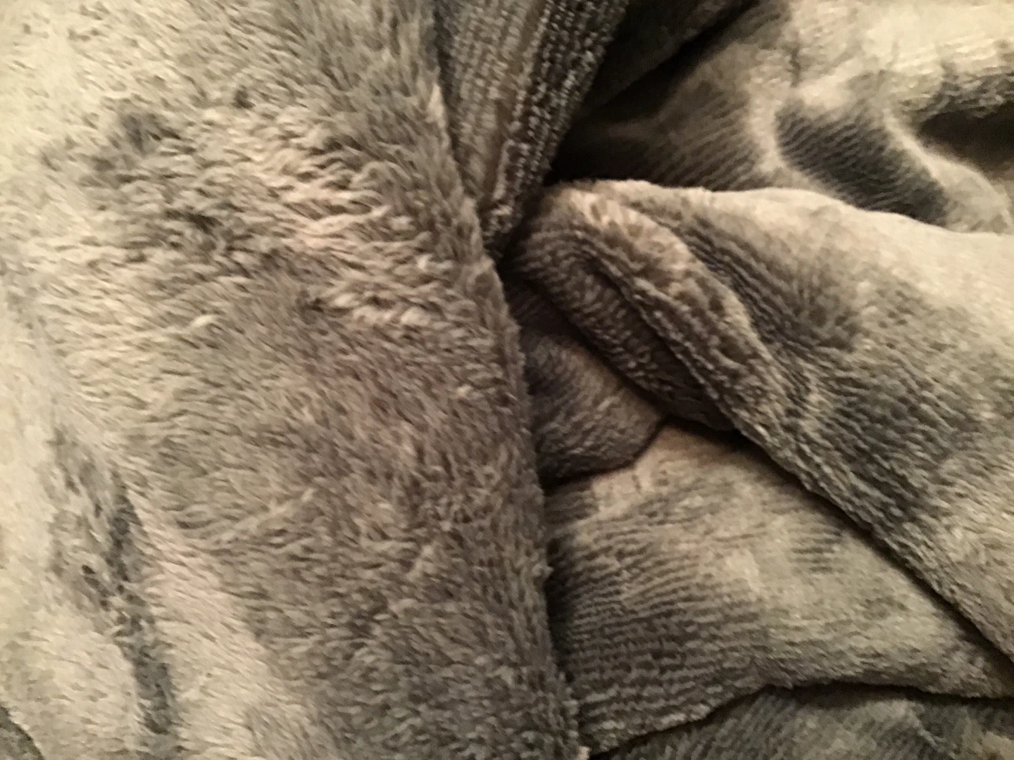 NWOT Kirkland Signature Plush Blanket King Size Grey