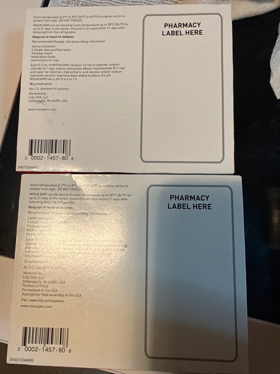 Mounjaro Tirzepatide Injection 15mg Prefilled Pens (4 Count) - photo 3