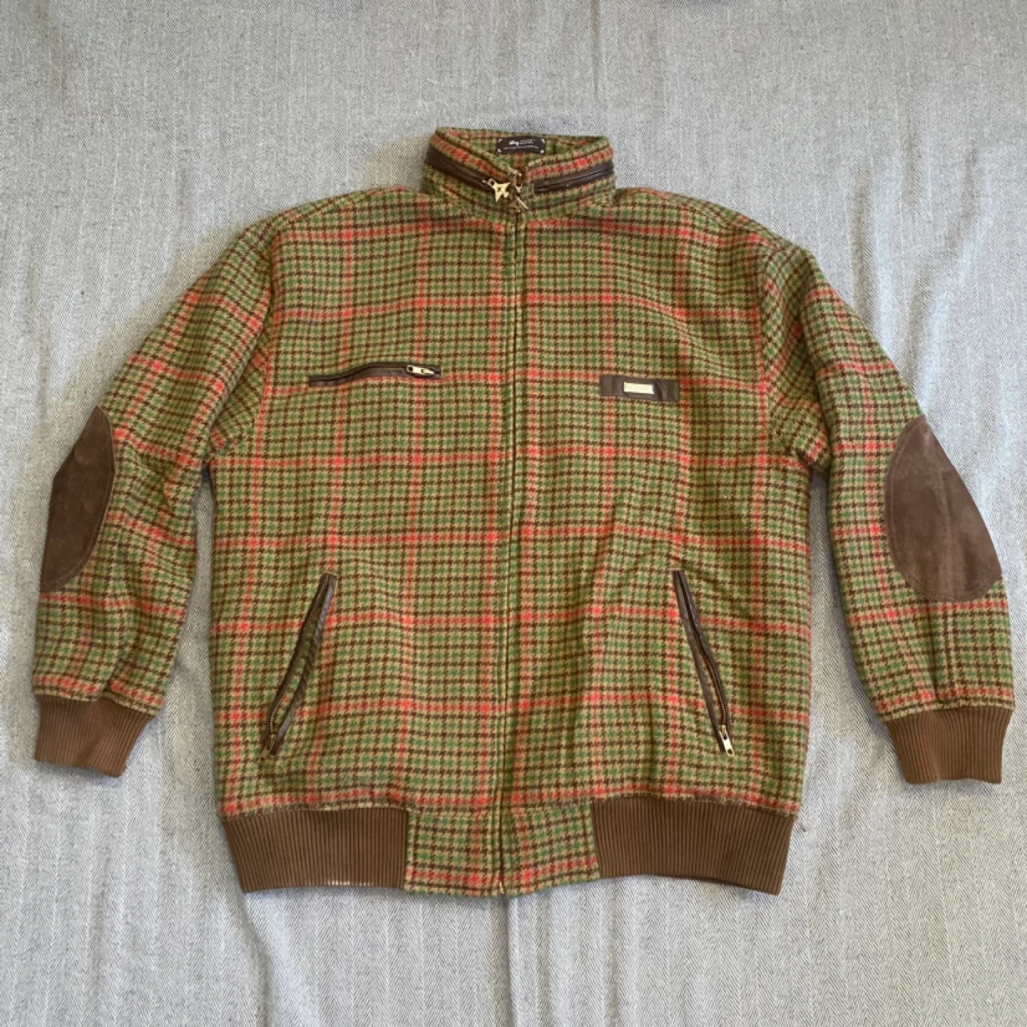 LRG Hidden Hood Plaid Bomber Jacket- XXL