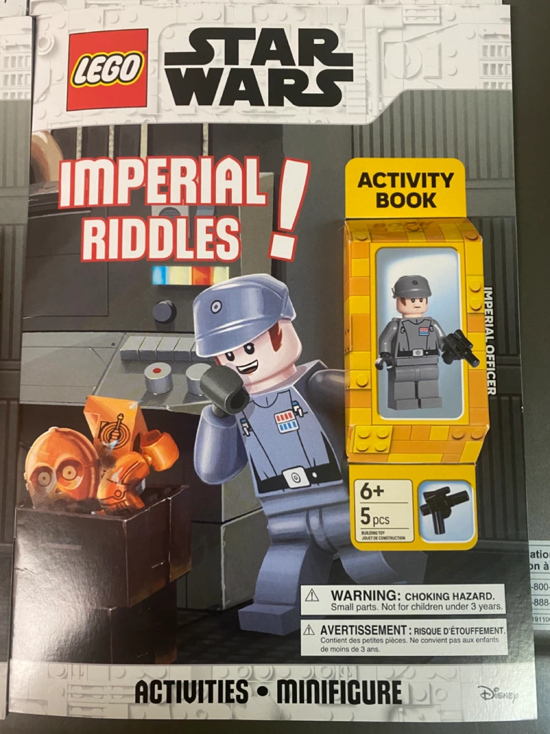 LEGO Star Wars Activity Book Imperial Officer Minifigure sw0877 - photo 3