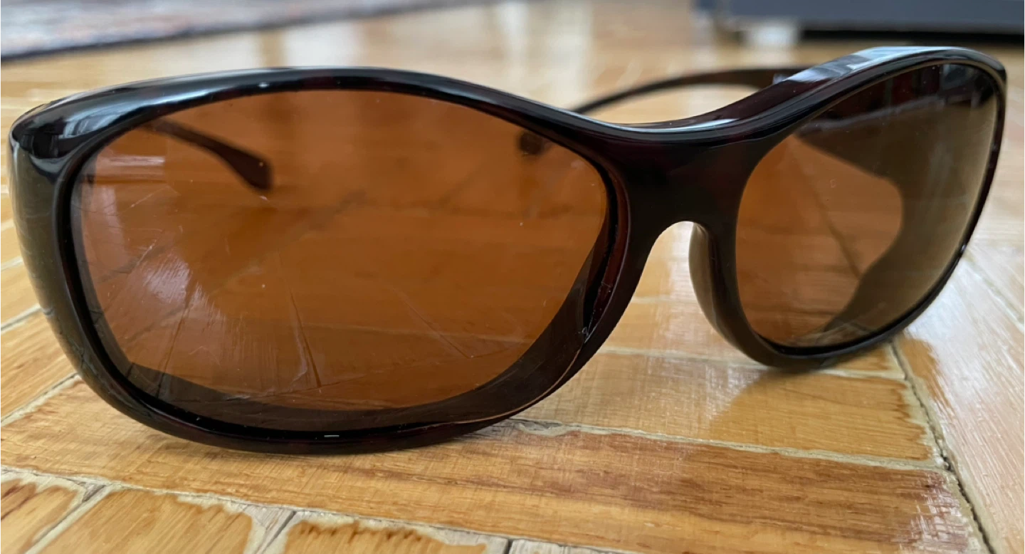 Blue Cut Fit Solar Shield Over Fit Polarized Sunglasses *New