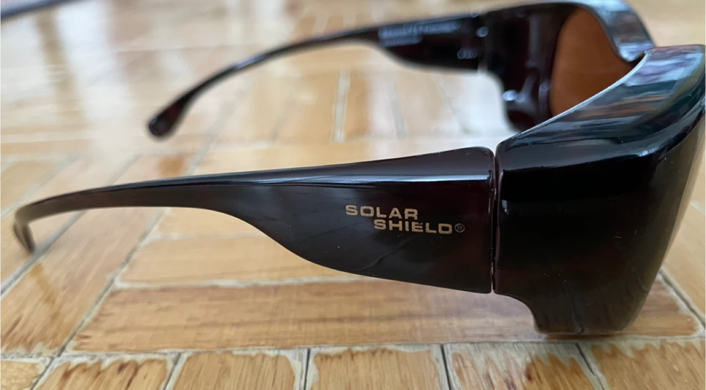 Blue Cut Fit Solar Shield Over Fit Polarized Sunglasses *New - photo 2