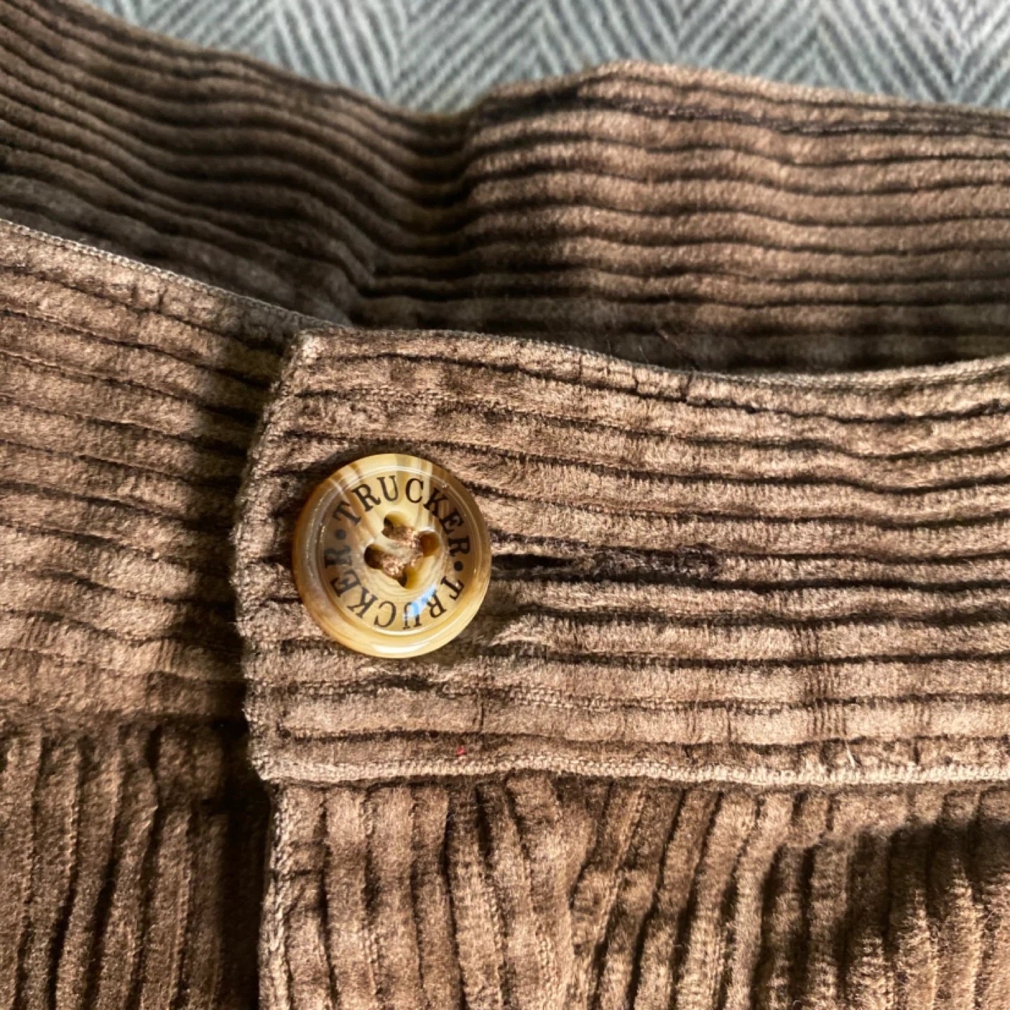 Trucker Brown Corduroy Pants 34 - photo 3